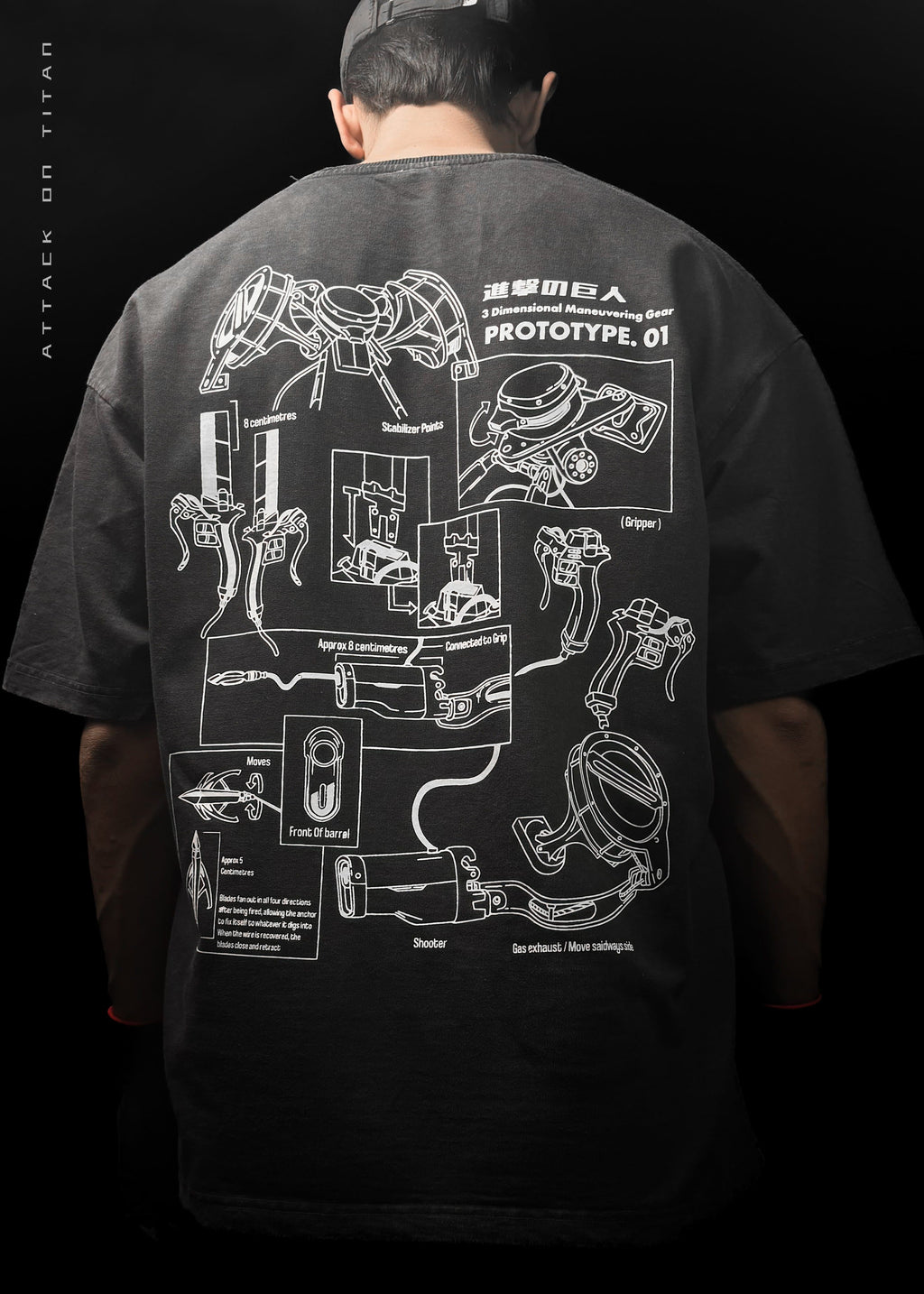 AOT GEAR / OVERSIZED T-SHIRT