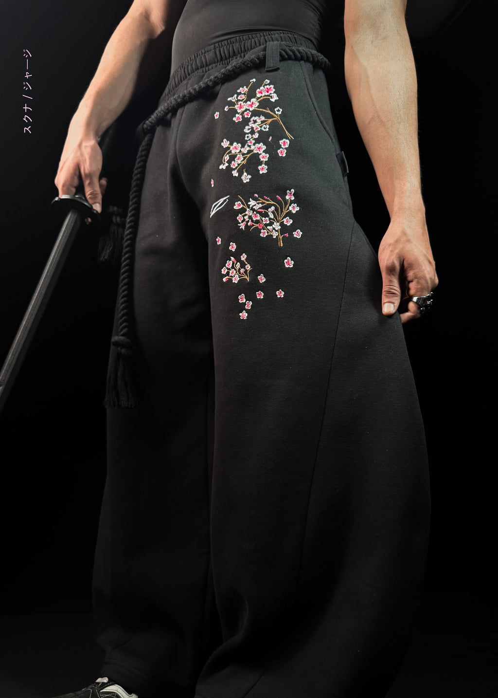 CHERRY BLOSSOM / BARREL SWEATPANTS