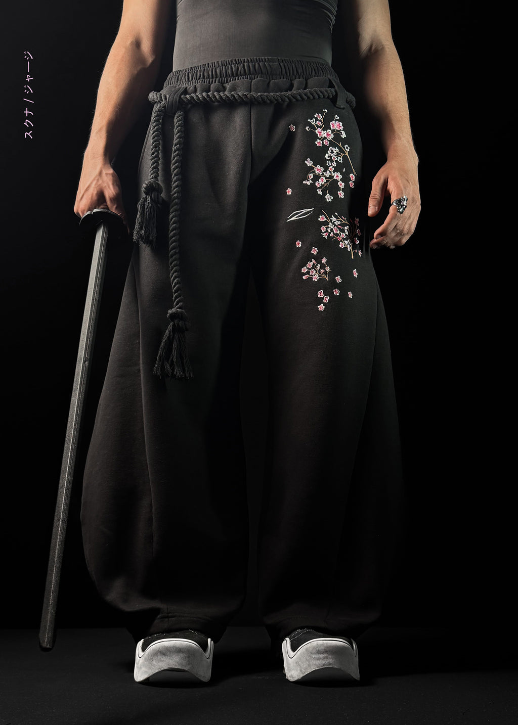 CHERRY BLOSSOM / BARREL SWEATPANTS