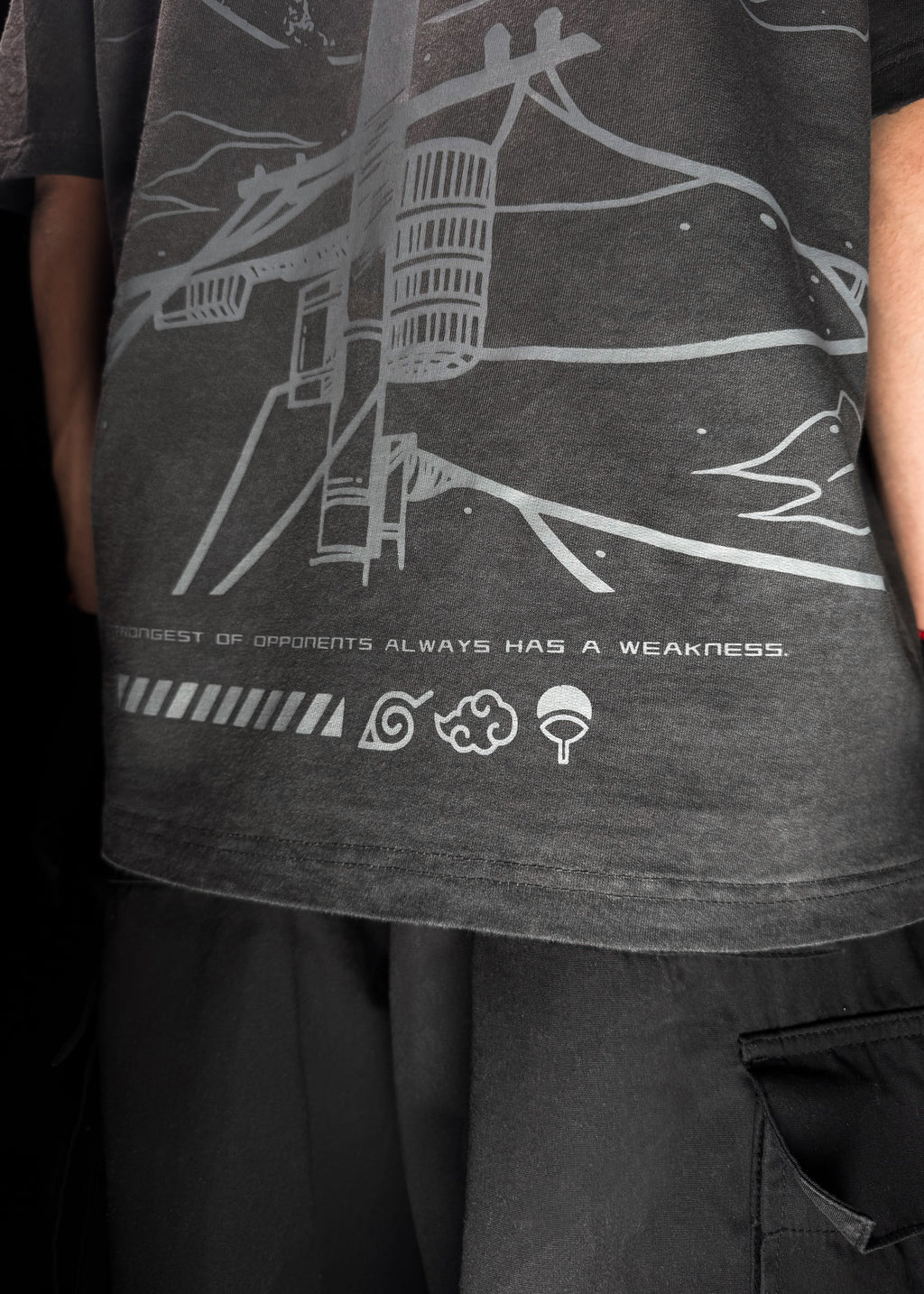 ITACHI / SHADOW WASHED / T-SHIRT